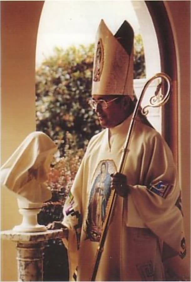 Bishop Alphonse Gallegos (released to the public domain by the postulator of his cause; Wikimedia VRT ticket 2010022010019456)