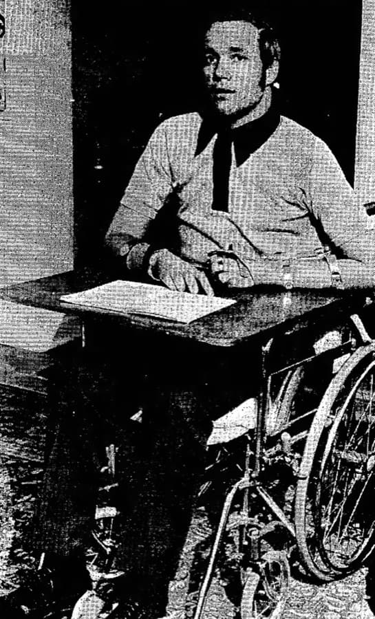 Father Bill Atkinson, OSA (Delaware County Daily Times, January 16, 1974)