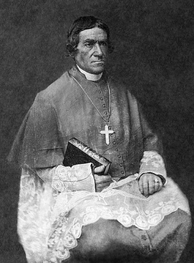 Bishop Frederic Baraga (Brady studio daguerreotype, 1853; Library of Congress)