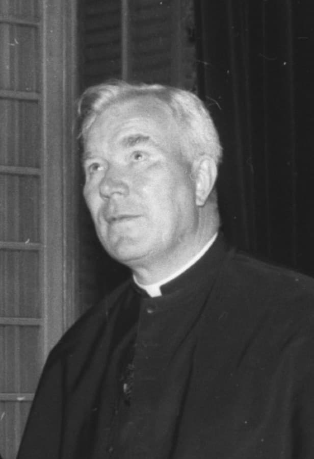 Father Patrick Peyton during the 1964 Family Rosary Crusade (Arquivo Público do Estado de São Paulo)