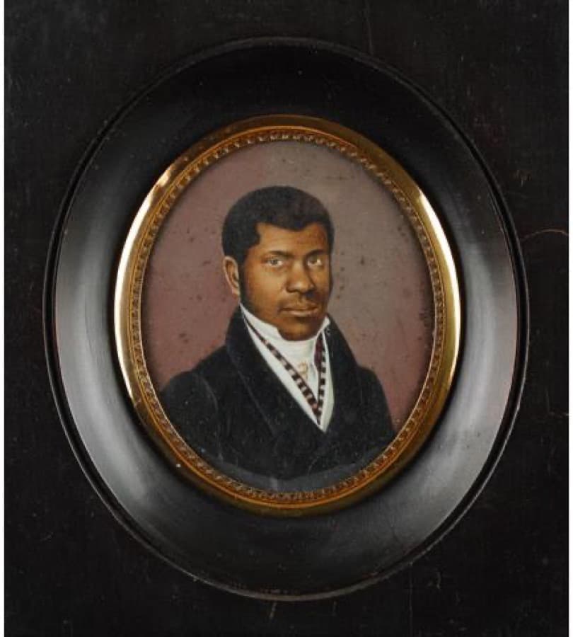 Pierre Toussaint (Anthony Meucci miniature, 1820s; New-York Historical Society)