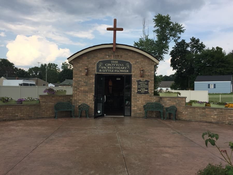 Prayer chapel at the Rhoda Wise Shrine, Canton, Ohio. Associated historical visual for Servant of God Rhoda Wise.