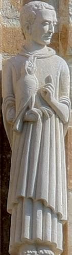 Statue of Saint Agigulf On The Walls of Cologne Swiped From Wikimedia Commons