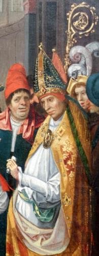 Detail From Saint Anno of Cologne Receiving The Donation of Siegburg By The Master of The Saints Agilolfus And Anno 1520 Altarpiece Antwerp Belgium Chazen Museum of Art University of WisconsinMadison Madison Wisconsin Usa Photographed On 21 July 2013 By Daderot