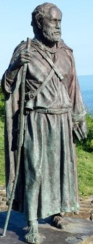 Statue of Saint Carannog In Llangrannog Wales Date And Artist Unknown Photographed On 23 June 2015 By Defacto