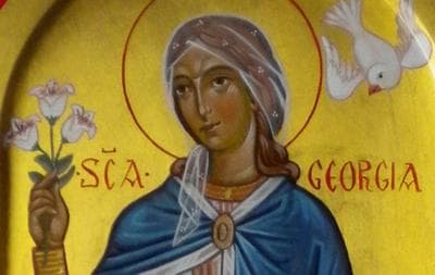 Saint Georgia Date And Artist Unknown