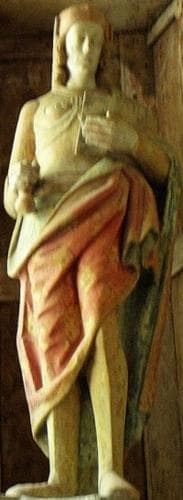 Statue of Saint Venec Date Unknown Artist Unknown Chapelle SaintVenec De Briec France Photographed On 28 July 2012 By Go69