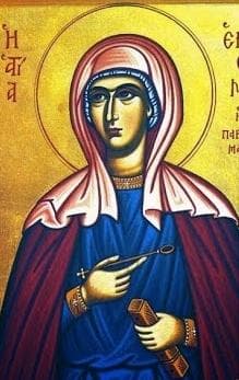 Icon of Saint Hermione Date And Artist Unknown