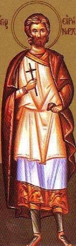 Detail of An Illustration of Saint Irenarcus Date And Artist Unknown