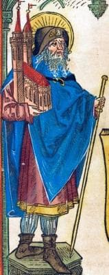 Saint Sebald From A German Woodcut C1480