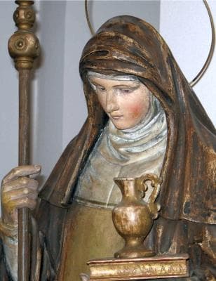Statue of Saint Walburga Artist Unknown Contern Luxembourg