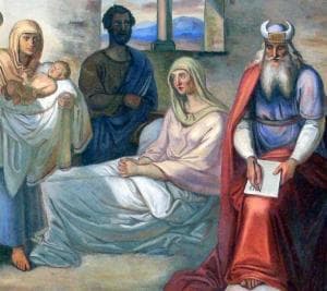 Detail of Annuncio Dell Angelo A Aaccaria 15Th Century Florence Italy