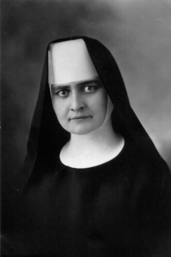 Sister Annella Zervas, OSB (photograph before 1926)
