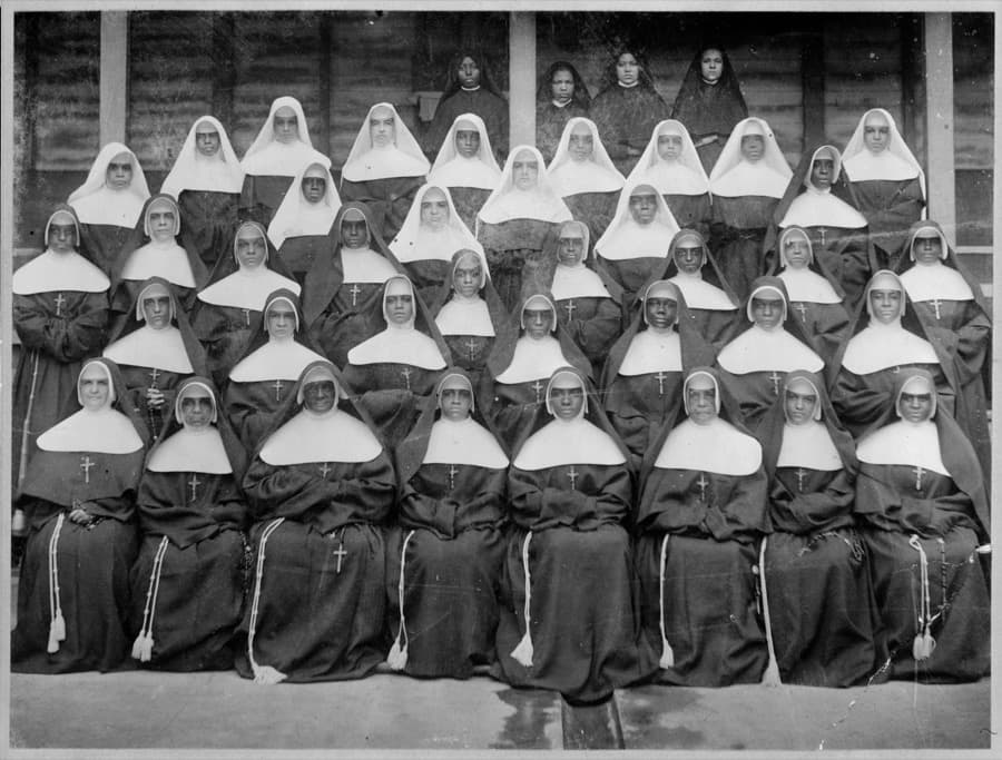 Sisters of the Holy Family, New Orleans (1899; Library of Congress, 1900 Paris Exposition collection). Associated historical visual for Venerable Henriette Delille.