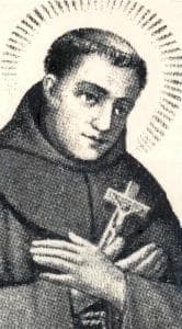 Detail Of An Antique Holy Card Of Blessed Amadeus Of Portugal Date And Artist Unknown