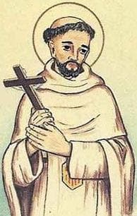 Detail Of An Italian Holy Card Blessed Arnaldo Pons By Bertoni Date Unknown