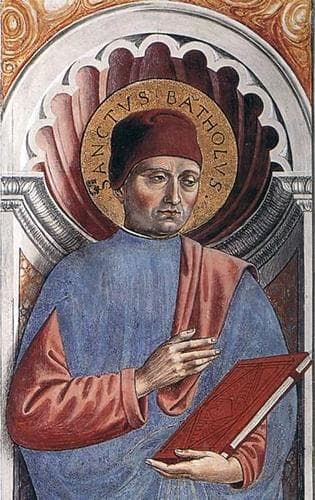 Detail Of A Fresco Of Blessed Bartolo Buonpedoni By Benozzo Gozzoli C1464 Church Of Saint Agustine San Gimignano Italy Image