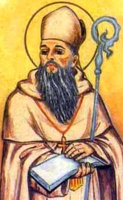 Detail Of An Antique Italian Holy Card Of Blessed Bernardo Montagudo By Bertoni Date Unknown Swiped From Santi E Beati