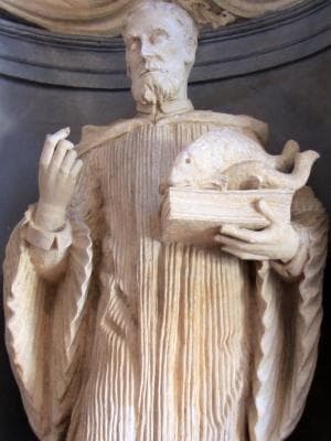 Detail Of A Statue Of Blessed Berthold Of Garsten Kaiserstiege Göttweig Lower Austria By Johann Schmidt Date Unknown Photographed In August 2012 By Karl Gruber