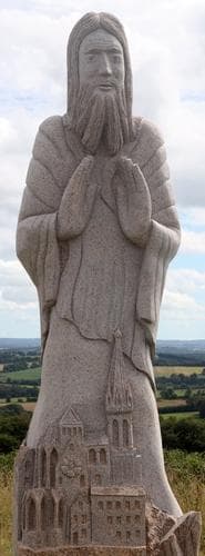 Detail Of A Statue Of Blessed Convoyon By Seenu Shanmugam Date Unknown Carnoët Vallée Des Saints Brittany France Photographed On 26 July 2020 By Ggal
