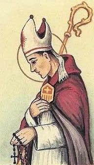 Detail Of An Italian Holy Card Of Blessed Corrado Of Laodicea By Bertoni Date Unknown