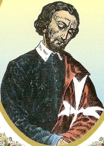 Detail Of A Blessed David Gonson Holy Card Date And Artist Unknown