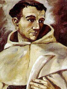 Detail From A Portrait Of Blessed Denis Of The Nativity By Spanish Carmelite Rafael LopezMelus