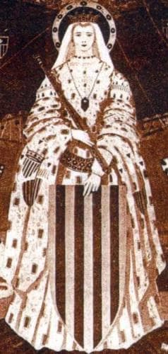 Detail Of A Blessed Esclaramunda Of Majorca Date And Artist Unknown