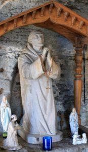 Statue Of Blessed Germain Of Talloires Date And Artist Unknown Part Of The Shrine To Blessed Germain In The Grotto De SaintGermain De Talloires HauteSavoie Photographed On 28 December 2015 By B Brassoud