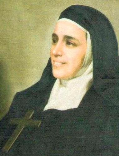 Detail Of A Portrait Of Blessed Giuseppina Catanea Date And Artist Unknown Photographed On 12 February 2012