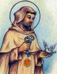 Detail Of An Antique Italian Holy Card Of Blessed Gonzalo Diaz Di Amarante By Bertoni Date Unknown