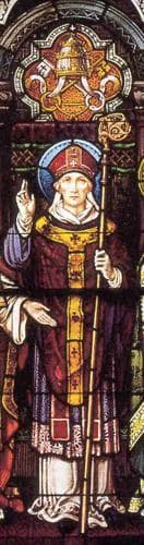 Photograph Of A Stained Glass Window Of Saint Hugh From The Saint Meinrad Abbey Saint Meinrad Indiana Usa Thanks To Shawn Henderson Pray For His Vocation