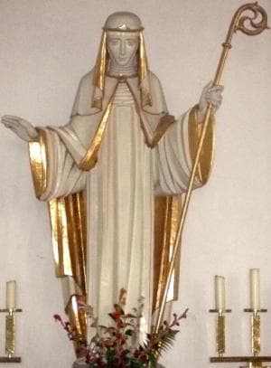 Statue Of Blessed Irmengard Of Chiemsee Date Unknown Artist Unknown Location Unknown Photographed In November 2008 By Veit Feger