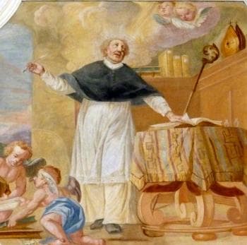 Wall Painting Of Saint Ivo Of Chartres Mid18ThCentury By Joseph Dietrich Parish Church Of Saint John The Baptist Rebdorf Eichstätt Germany Photographed On 18 March 2014 By Gfreihalter