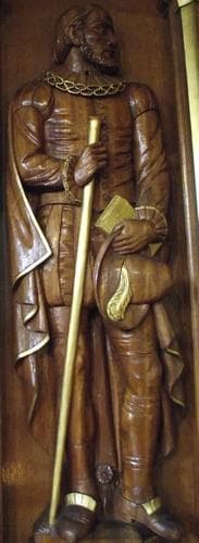 Statue Of Blessed James Bell Date And Artist Unknown Saint WerburghS Church Birkenhead England Photographed On 12 October 2015 By Kitgehrke