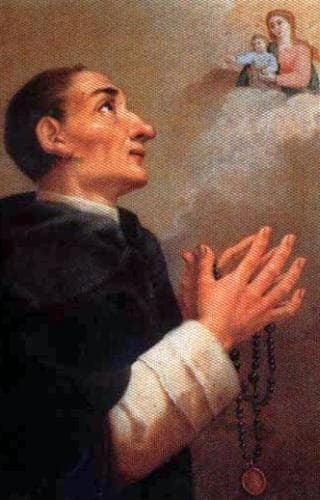 Detail Of An Italian Holy Card Of Blessed James Grissinger Date Unknown Artist Of Original Painting Unknown