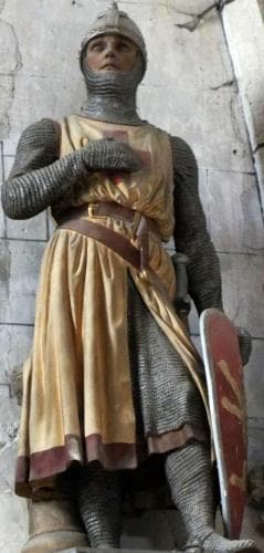 Statue Of Blessed John De Montmirail Date And Artist Unknown Church Of Montmirail Marne France Photographed On 12 May 2014 By G Garitan