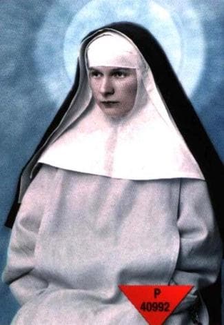 Detail Of A Holy Card Of Blessed Julia Rodzinska