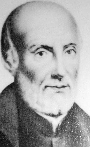 Detail Of An Illustration Of Blessed Julian Maunoir Date And Artist Unknown Chapelle De Ty Mamm Doué Quimper France Photographed On 16 November 2011 On MoreauHenri