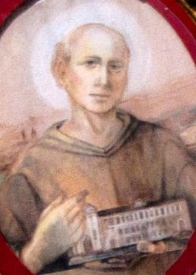 Detail Of A Portrait Of Blessed Mark Of Montegallo Church Of San GiulianoMarch Vicenza Italy Photographed On 21 September 2013 By Claudio Gioseffi