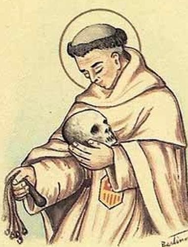 Detail Of An Antique Italian Holy Card Of Blessed Michele Soriano By Bertoni Date Unknown