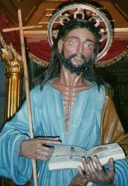 Detail Of A Statue Of Blessed Nicholas Politi Date And Artist Unknown