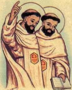 Detail Of An Antique Italian Holy Card Of Saints James And Peter Of Africa By Bertoni Date Unknown