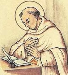 Detail Of An Italiano Holy Card Of Blessed Pedro De Calidis By Bertoni Date Unknown