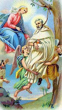 Antique Italian Holy Card Of Blessed Peter Armengol Date Unknown Artist Unknown