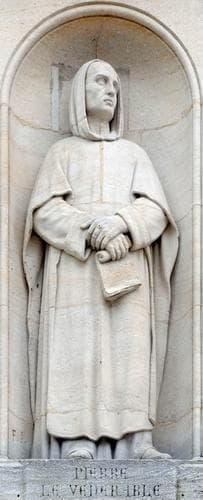 Statue Of Blessed Peter The Venerable Date And Artist Unknown Dijon France Photographed On 28 April 2013 By François De Dijon
