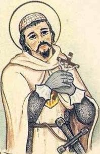 Detail Of An Italian Holy Card Of Blessed Pontius De Clariana By Bertoni Date Unknown