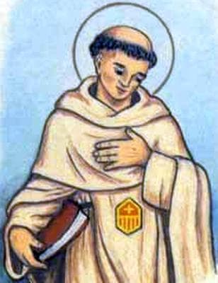 Detail Of An Antique Holy Card Of Blessed Ponzio Of Barellis By Bertoni Date Unknown