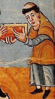 Blessed Rabanus Maurus Presenting His Work To Pope Gregory Iv