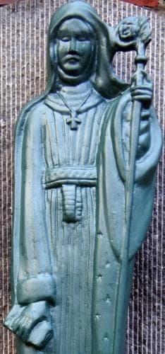 Detail Of A Statue Of Blessed Ragenfreda Date And Artist Unknown Photographed On 5 January 2012 By Serge Ottaviani Image